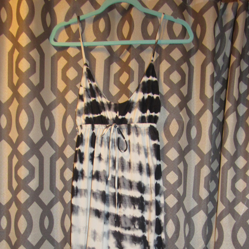 BLACK AND WHITE maxi dress
